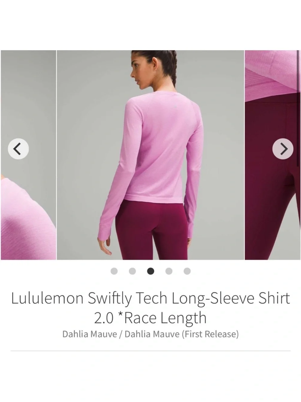 lululemon athletica lululemon swiftly